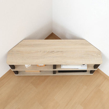 Fit Corner TV Stand Oak 52269
