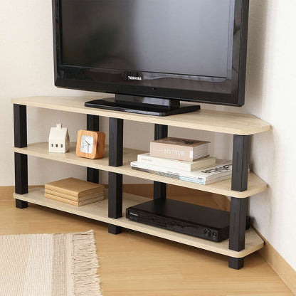 Fit Corner TV Stand Oak 52269