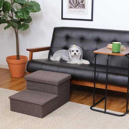 Pet Step with Storage - Charcoal
