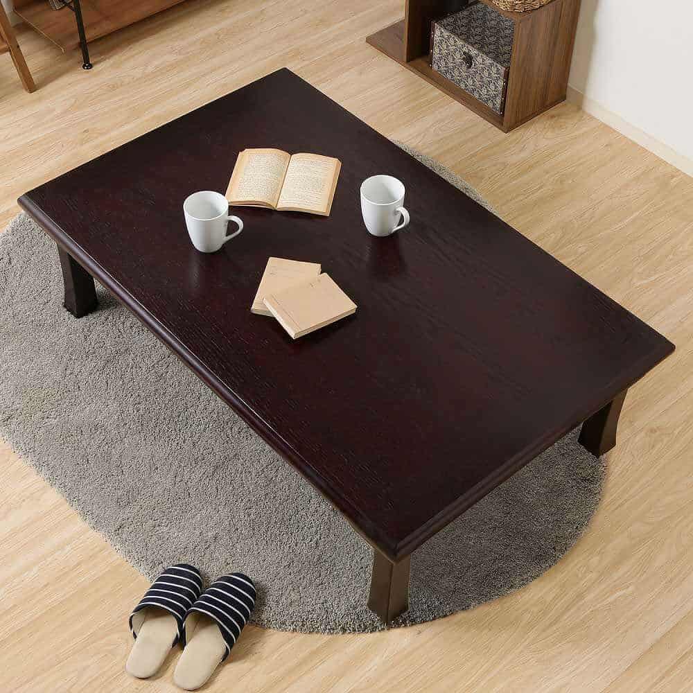 Folding Japanese Style Table TLM-12075 Rosewood