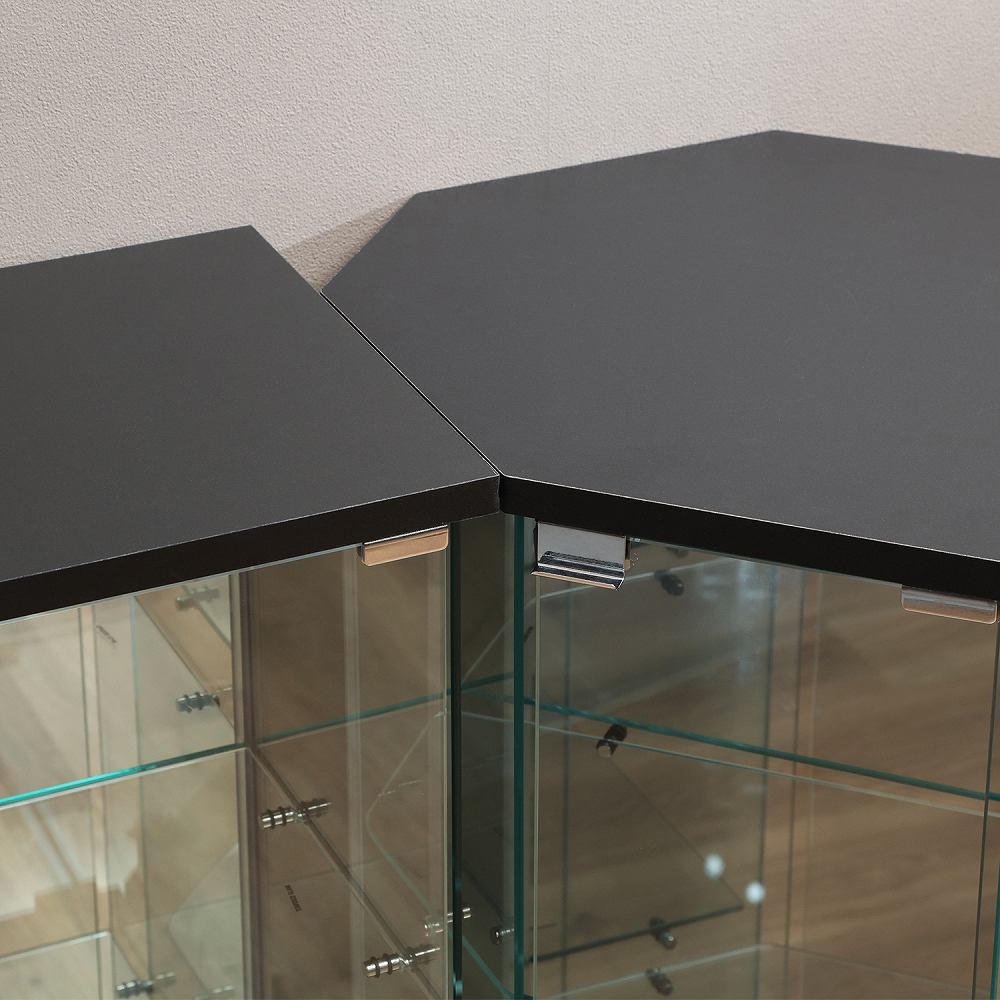 Glass Collection Case - BAAL Corner - Black