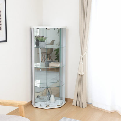 Glass Collection Case - BAAL Corner - White
