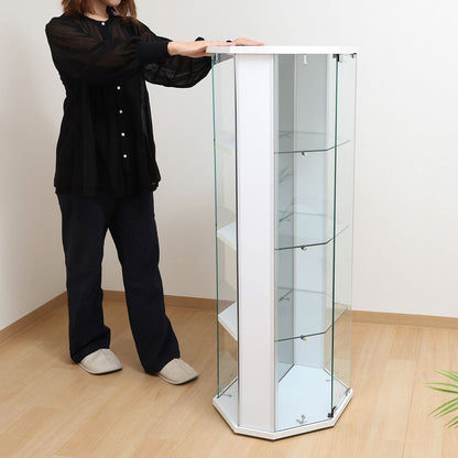 Glass Collection Case - BAAL Corner - White
