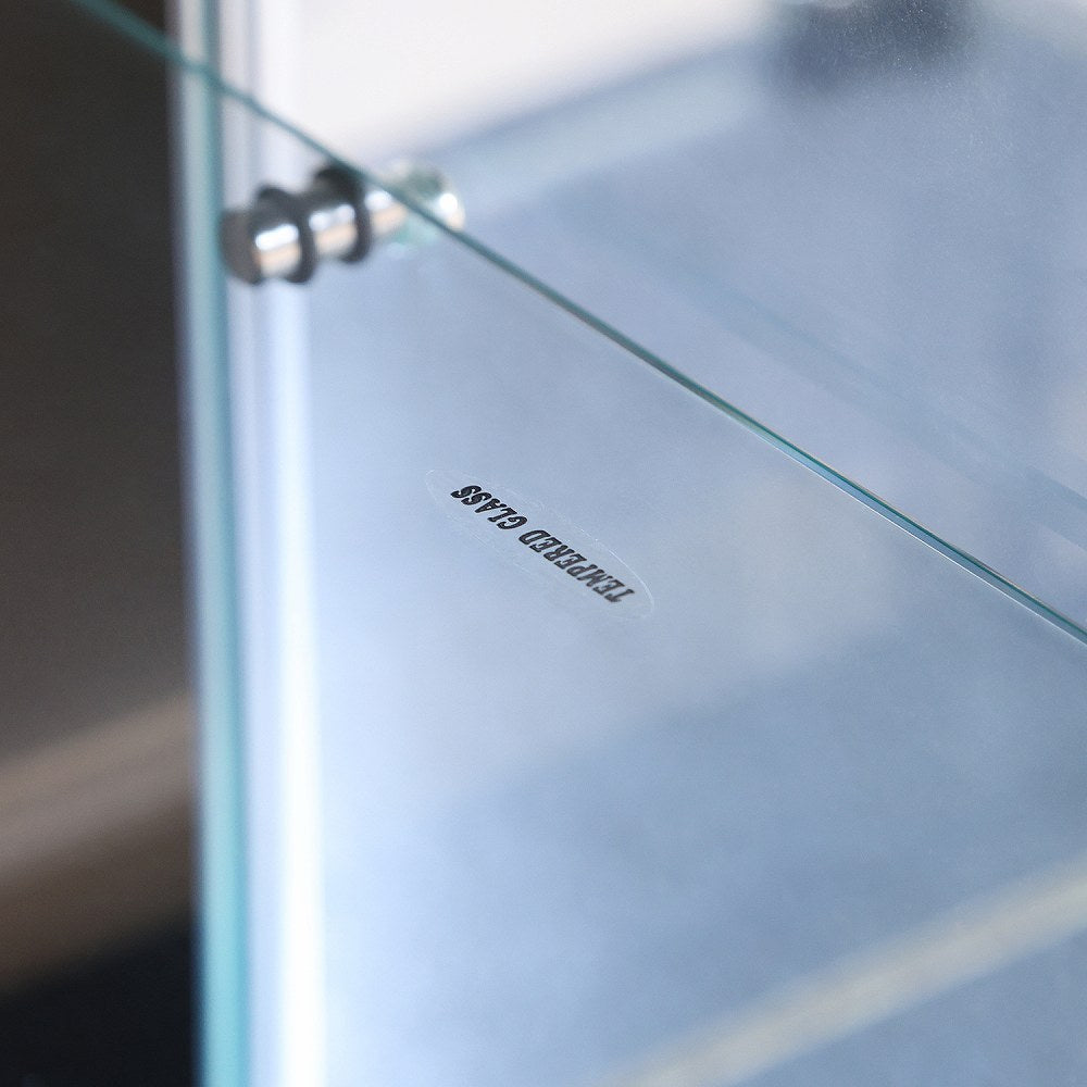 Glass Collection TV Board - BAAL - Black