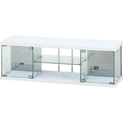 Glass Collection TV Board - BAAL - White