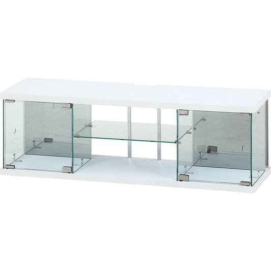Glass Collection TV Board - BAAL - White