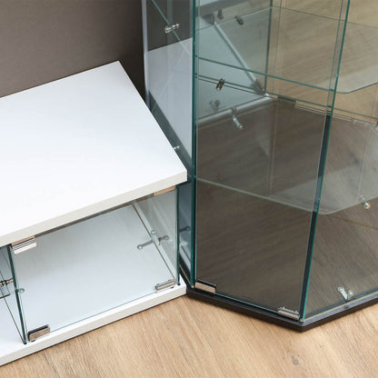 Glass Collection TV Board - BAAL - White