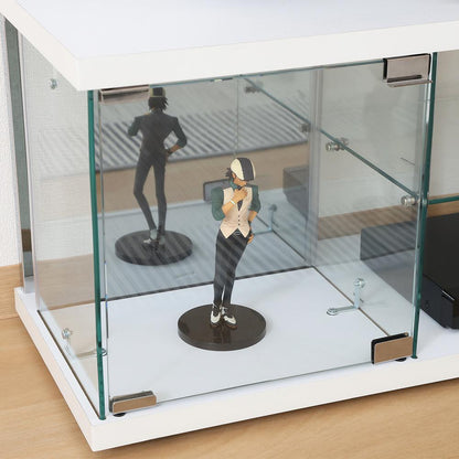 Glass Collection TV Board - BAAL - White
