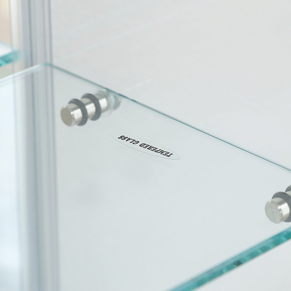 Tabletop Glass Collection Case - White