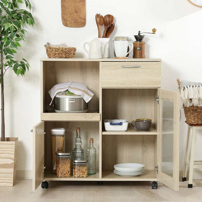 Kitchen Wagon White Oak 70688