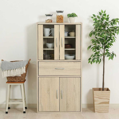 Middle Kitchen Cabinet White Oak 70691