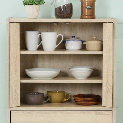 Middle Kitchen Cabinet White Oak 70691