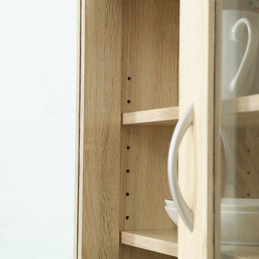 Middle Kitchen Cabinet White Oak 70691