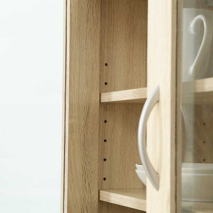 Middle Kitchen Cabinet White Oak 70691