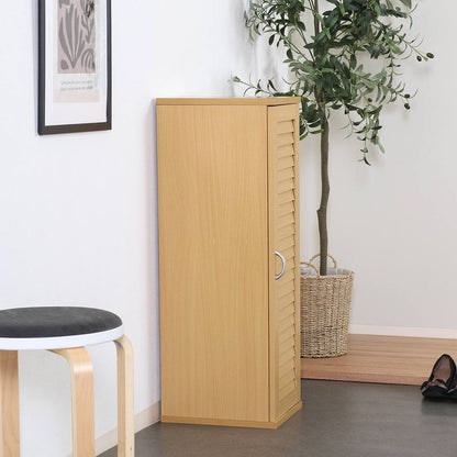 Slim Shoe Box Louver Door Natural 70746