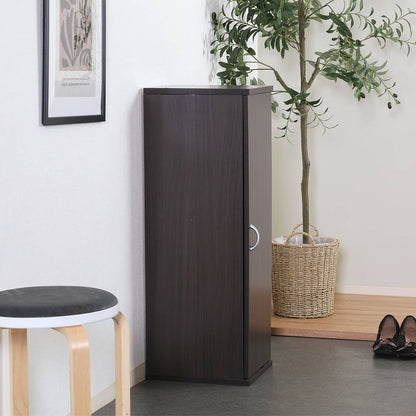Slim Shoe Box Louver Door Brown 70747