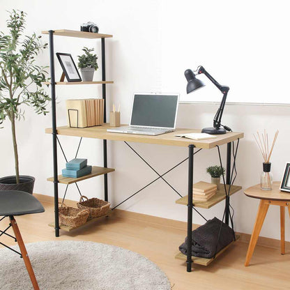 EZBO Wire Lock Single Side Desk OAK NA 71873