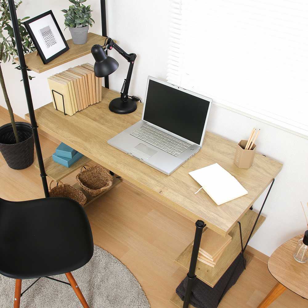 EZBO Wire Lock Single Side Desk OAK NA 71873