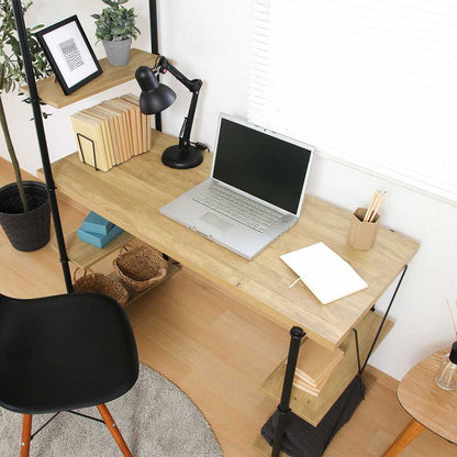 EZBO Wire Lock Single Side Desk OAK NA 71873