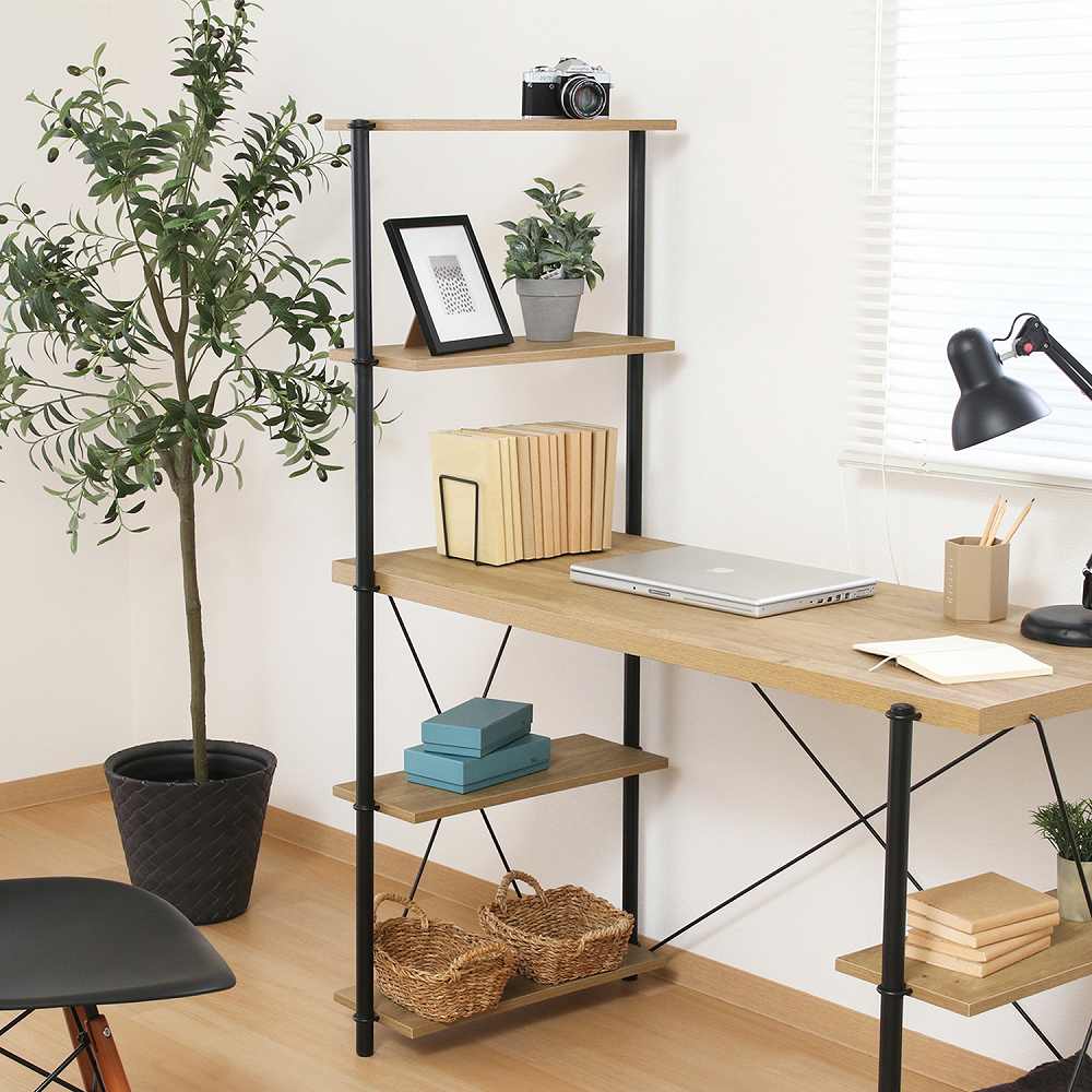 EZBO Wire Lock Single Side Desk OAK NA 71873