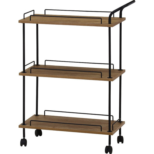 EZBO Twist Lock Kitchen Cart OAK N 71879