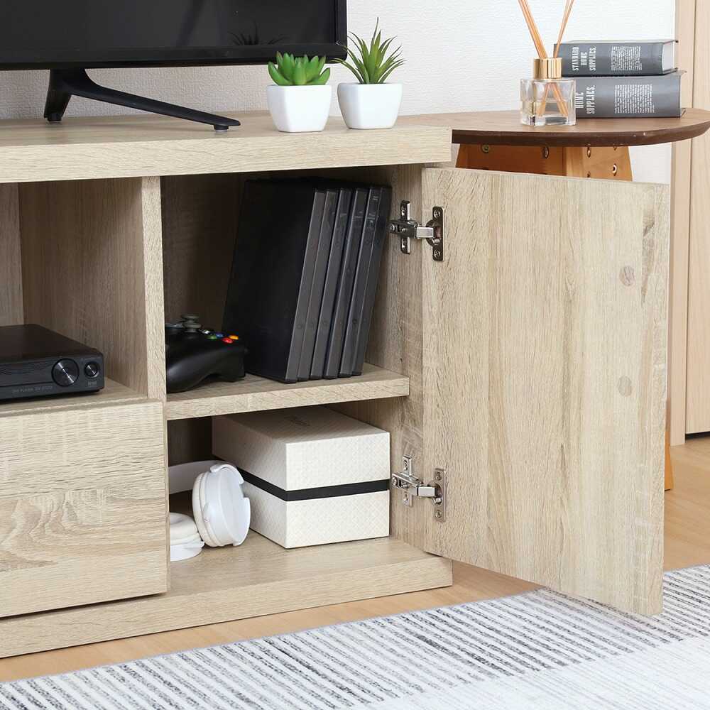 Largo Wide Low Board Oak 73405