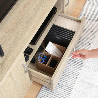 Largo Wide Low Board Oak 73405
