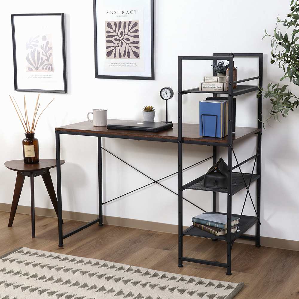 Desk with Left/Right Adjustable Rack Luka BR 73611