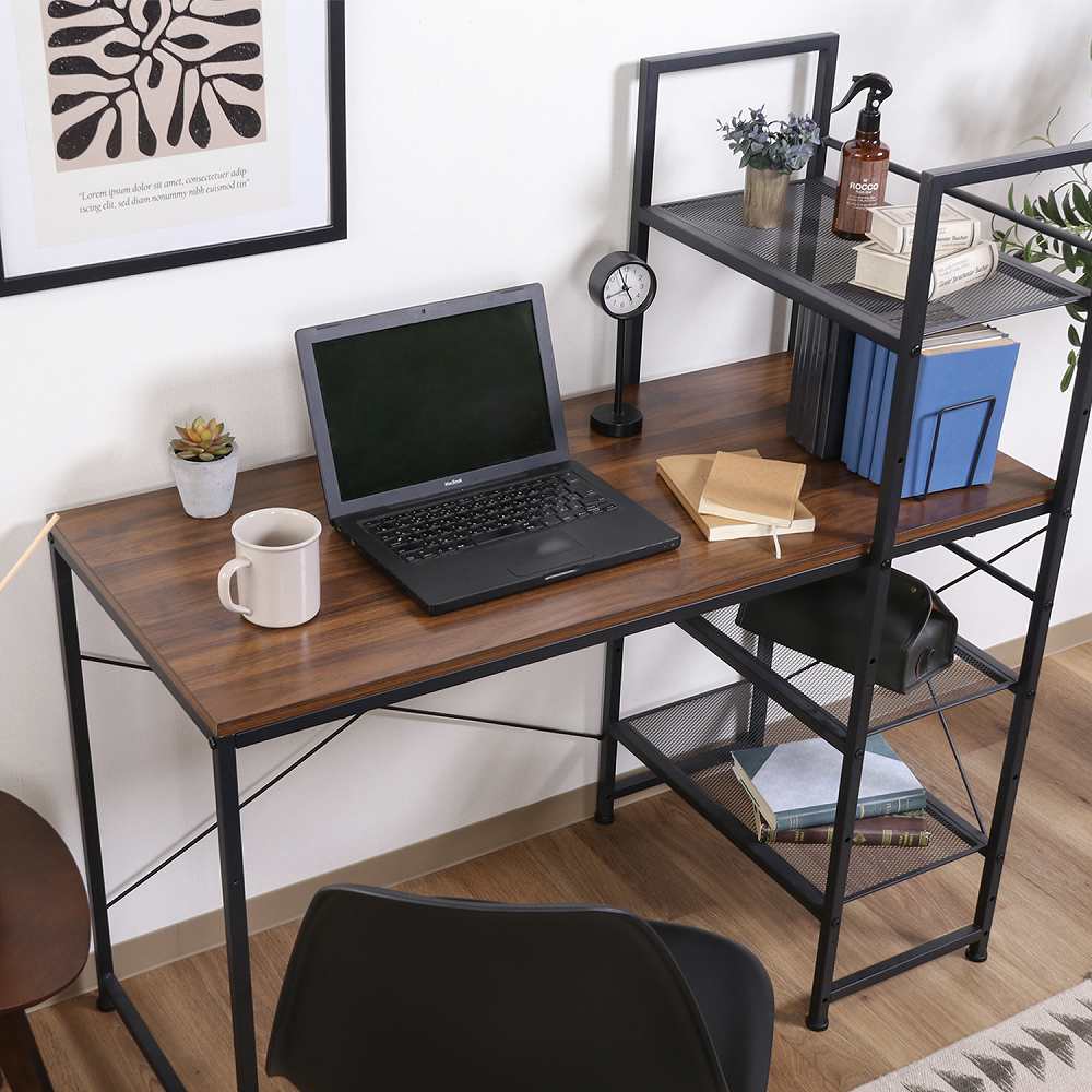 Desk with Left/Right Adjustable Rack Luka BR 73611