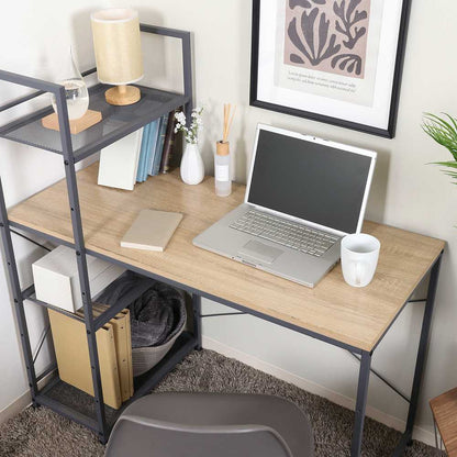 Desk with Left/Right Adjustable Rack Luka NA 73612