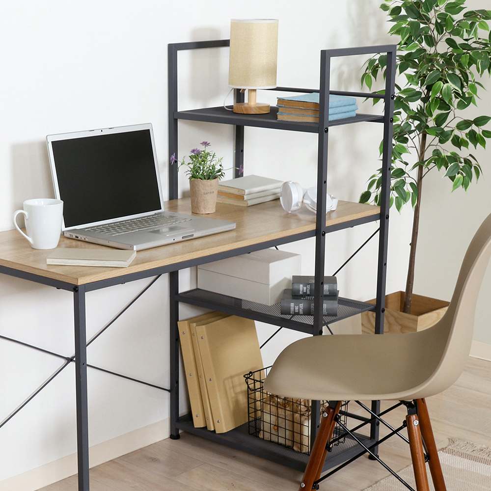 Desk with Left/Right Adjustable Rack Luka NA 73612
