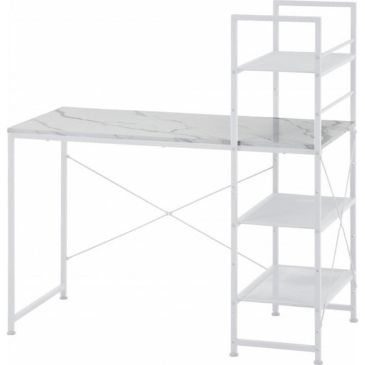 Desk with Left/Right Adjustable Rack Luka Stone 73613