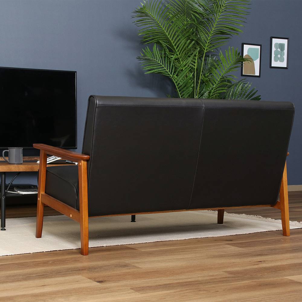 Bi-Cast PU Sofa Meat 2P DBR 73761