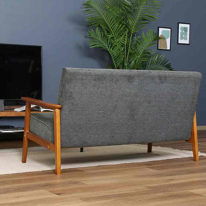 Thick Fabric Sofa Meat 2P GY 73763