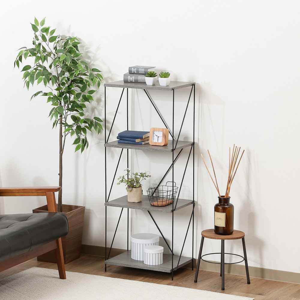 EZBO Wire Rack 4-Tier 40 Width GY 77552