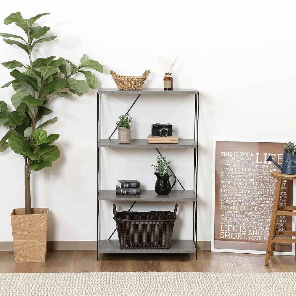 EZBO Wire Rack 4-Tier 60 Width GY 77553