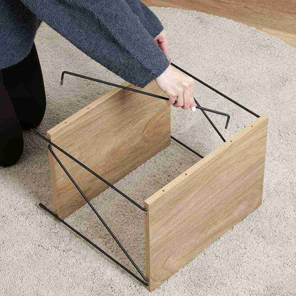 EZBO Wire Rack 2-Tier 40 Width OAK NA 77558