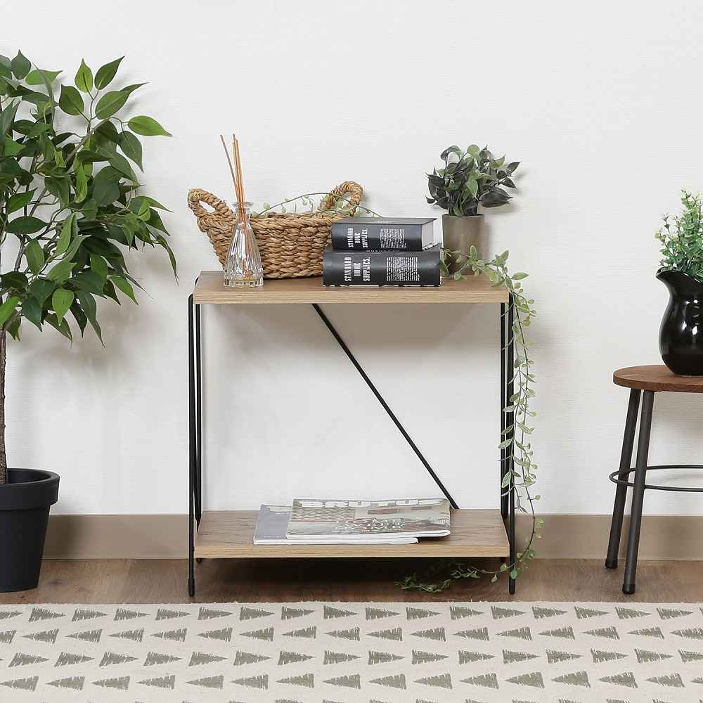 EZBO Wire Rack 2-Tier 40 Width OAK NA 77558