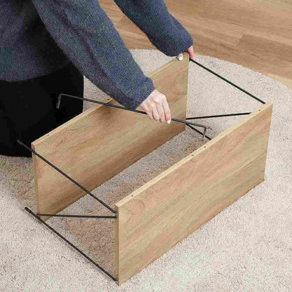 EZBO Wire Rack 2-Tier 60 Width OAK NA 77559