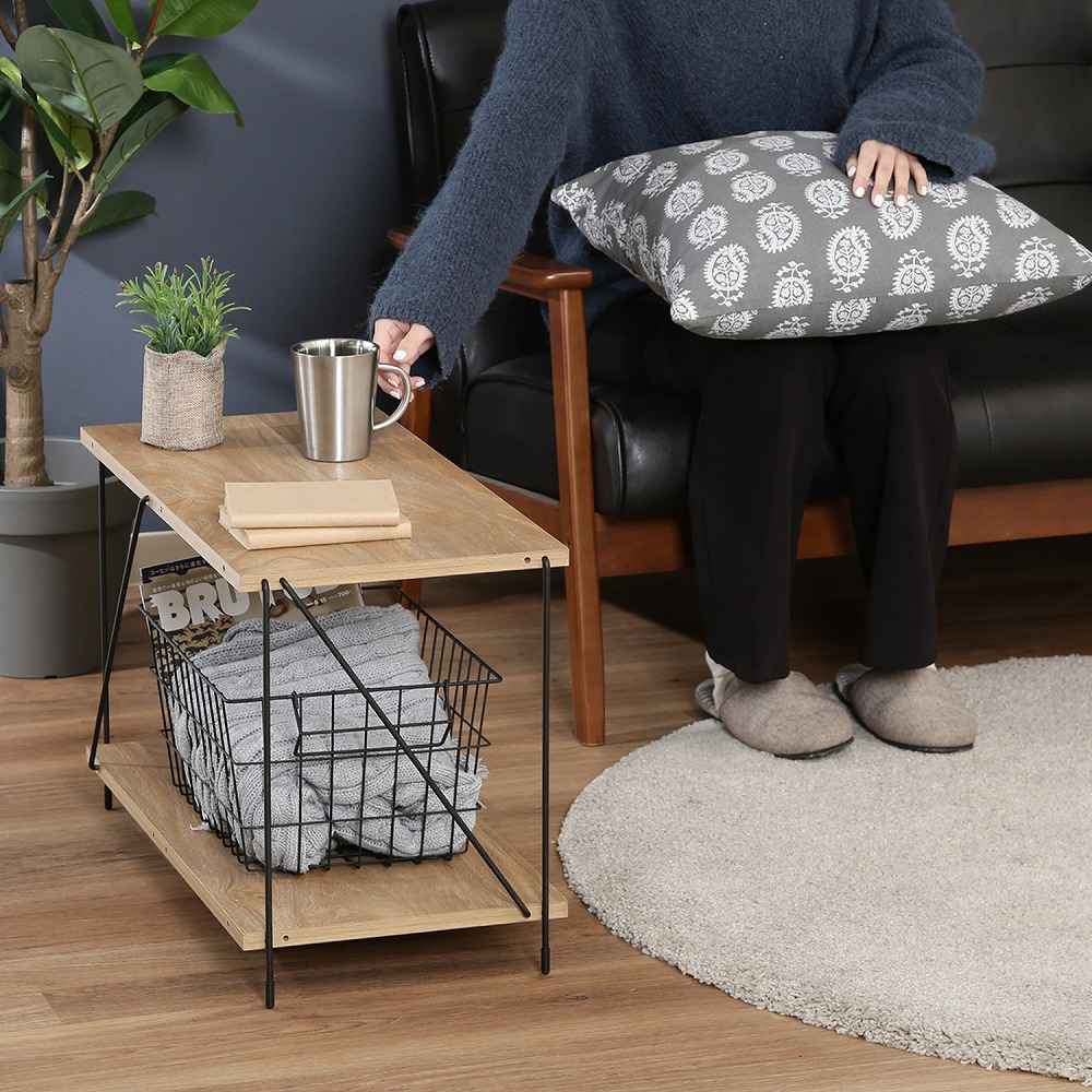 EZBO Wire Rack 2-Tier 60 Width OAK NA 77559
