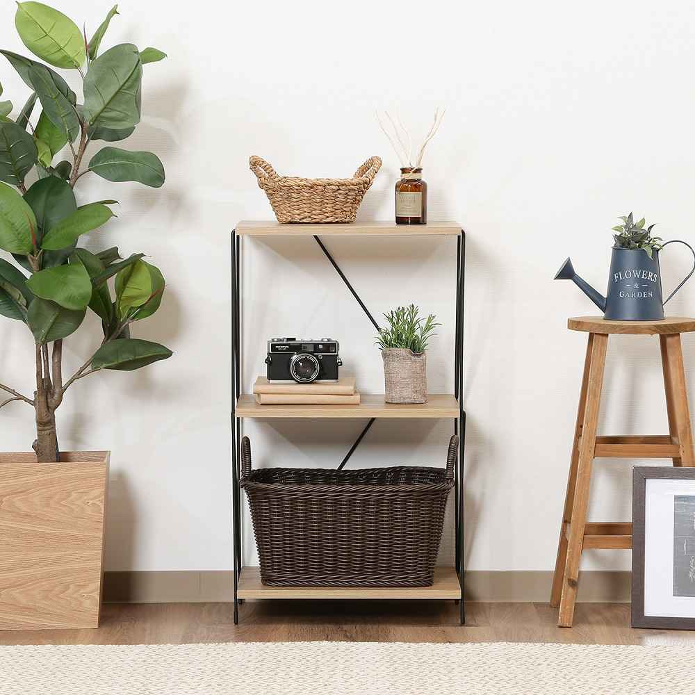 EZBO Wire Rack 3-Tier 40 Width OAK NA 77560