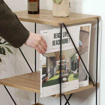 EZBO Wire Rack 3-Tier 40 Width OAK NA 77560