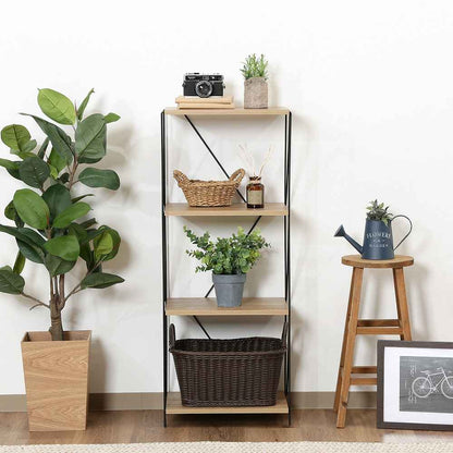 EZBO Wire Rack 4-Tier 40 Width OAK NA 77562