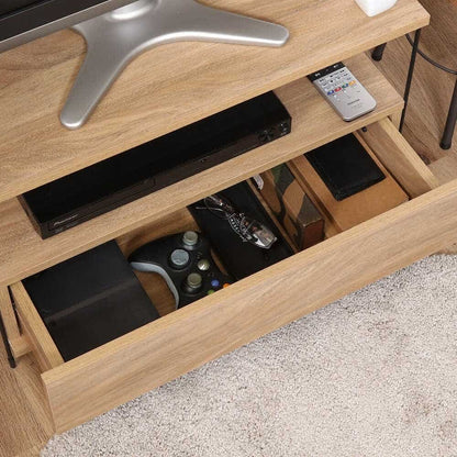 EZBO Wire TV Rack OAK NA 77570