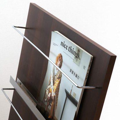 Wood Magazine Rack Decor 3-Tier Wide 82308