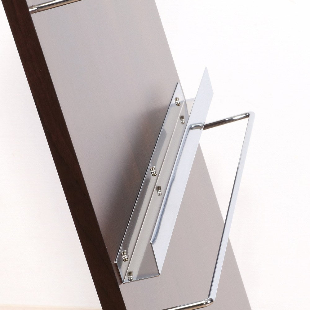 Wood Magazine Rack Decor 3-Tier Wide 82308