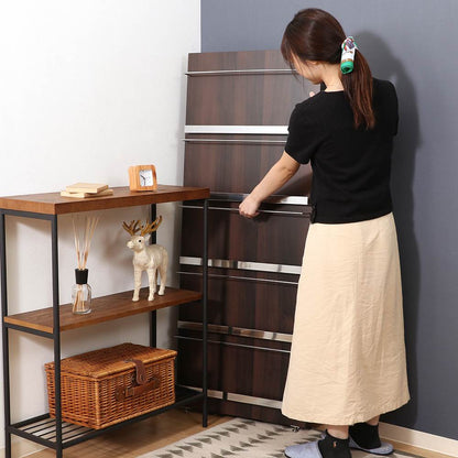 Wood Magazine Rack Decor 5-Tier Wide 82310