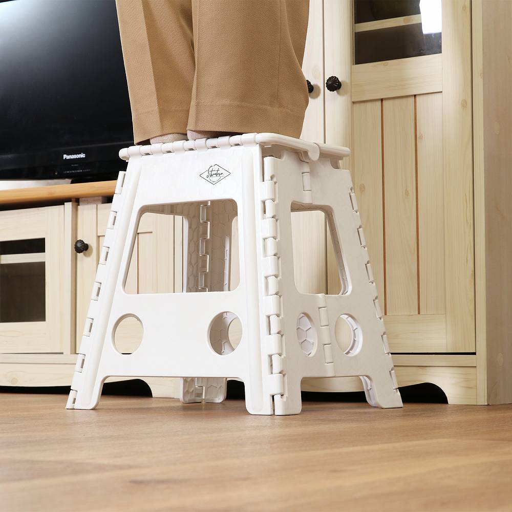 Folding Step Stool H39cm WH 86876