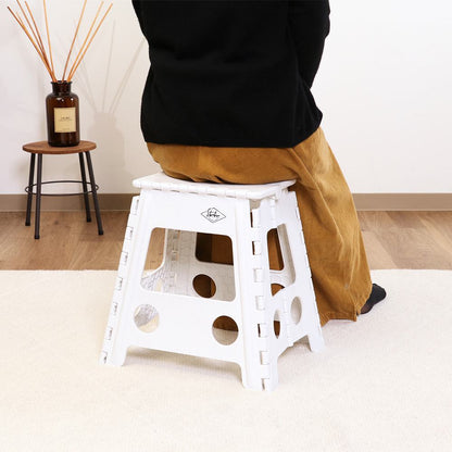 Folding Step Stool H39cm WH 86876