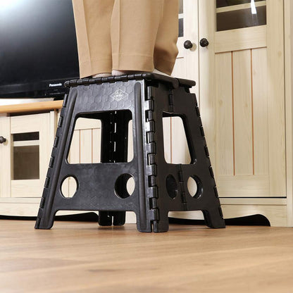 Folding Step Stool H39cm BK 86878